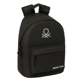 Benetton Black laptop backpack 41cm