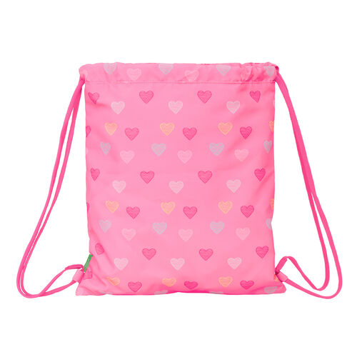 Benetton Heart gym bag