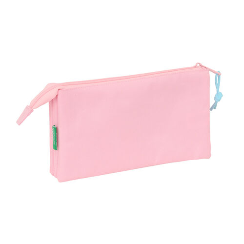Portatodo Rosa Pastel Benetton triple