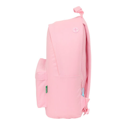 Mochila portatil Rosa Pastel Benetton 41cm