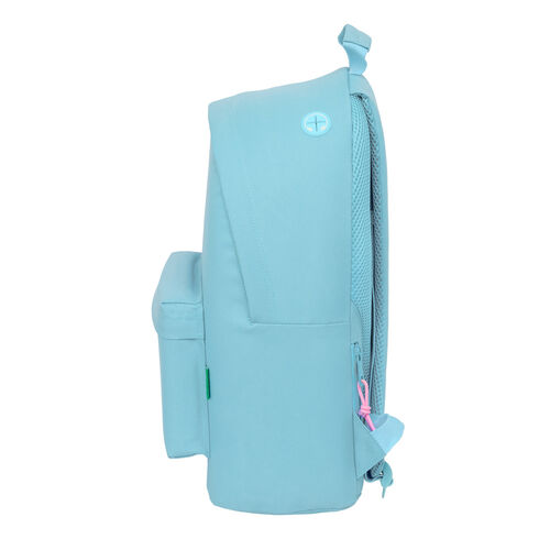 Mochila portatil Celeste Benetton 41cm