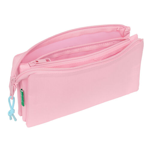 Portatodo Rosa Pastel Benetton triple