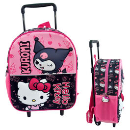 Trolley 3D Kuromi & Hello Kitty 32cm
