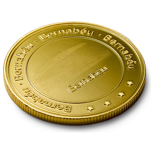 Moneda Berbabeu Dorada Real Madrid