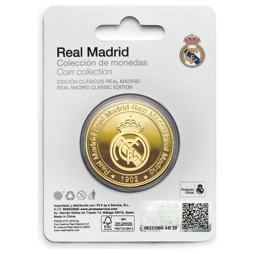 Moneda Berbabeu Dorada Real Madrid