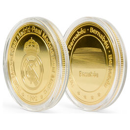 Moneda Berbabeu Dorada Real Madrid