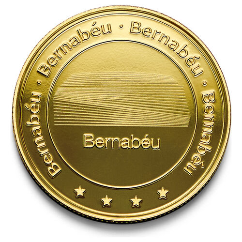 Moneda Berbabeu Dorada Real Madrid