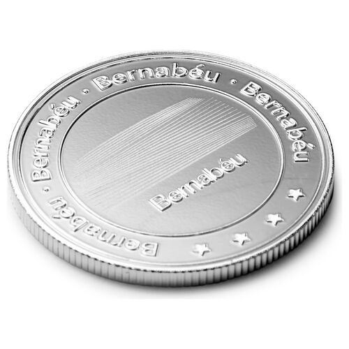 Moneda Berbabeu Plateada Real Madrid