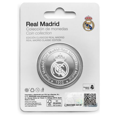 Moneda Berbabeu Plateada Real Madrid