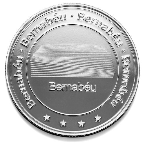 Moneda Berbabeu Plateada Real Madrid