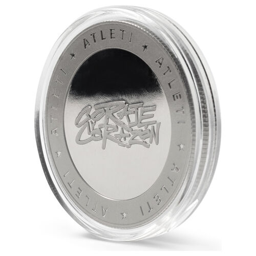 Moneda Coraje y Corazon Atletico de Madrid