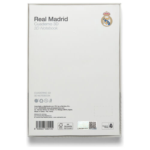 Cuaderno A5 Real Madrid