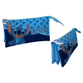 Disney Stitch Abstract triple pencil case