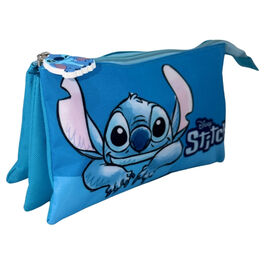 Disney Stitch Smile triple pencil case