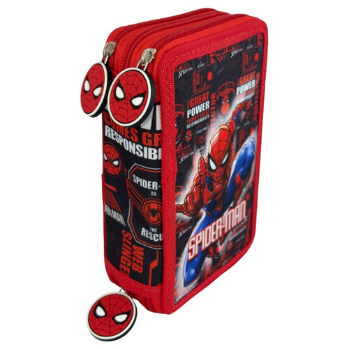 Marvel Spiderman Hero triple pencil case