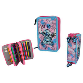 Disney Stitch Doll triple pencil case