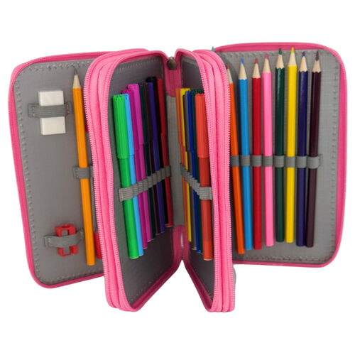 Disney Stitch Doll triple pencil case