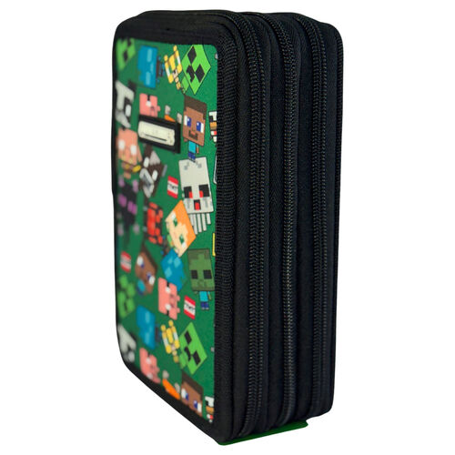 Minecraft Characters triple pencil case