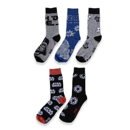 Set 12 pares calcetines Star Wars adulto