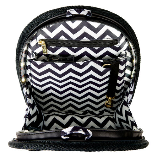 Organizador mochila Zig Zag luces Loungefly
