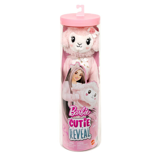 Muñeca Ovejita Rosa Cutie Reveal Lazos Dulces Barbie
