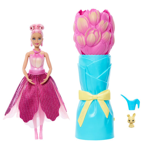 Muñeca Tulipan Rosa Petal Pop Barbie