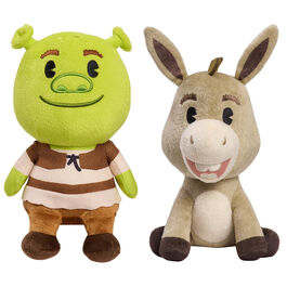 Peluche Shrek, Fiona y Asno Sherk 17cm surtido