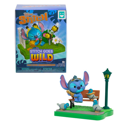 Capsula sorpresa figura escenario Goes Wild Stitch Disney surtido