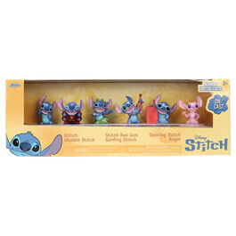 Disney Stitch pack 6 metalfigs figures 4cm