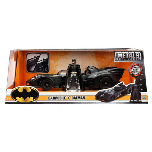 DC Comics Batmovil metal car + Batman figure set