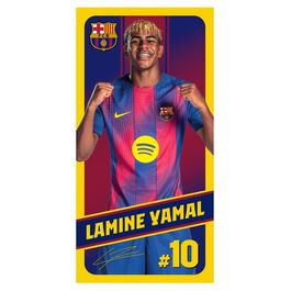 Toalla Lamine Yamal F.C Barcelona microfibra