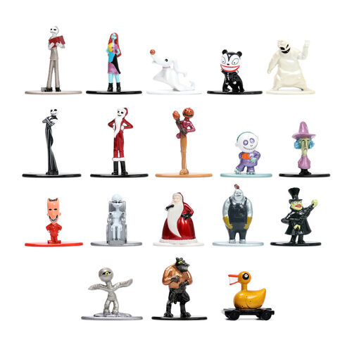 Disney Nightmare Before Christmas metalfigs pack 18 figures 4cm