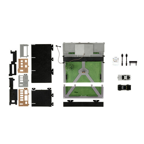 Back To The Future Hill Valley Court Square diorama replica
