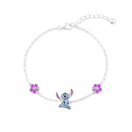 Pulsera Stitch Disney plata