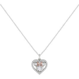 Colgante Corazon Minnie Disney plata