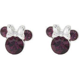 Pendientes Febrero Minnie Disney plata