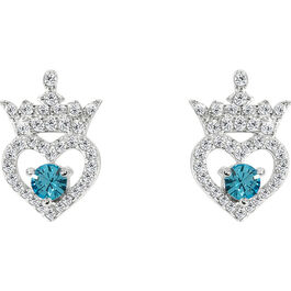 Pendientes Marzo Princesas Disney plata