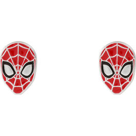 Pendientes Spiderman Marvel plata