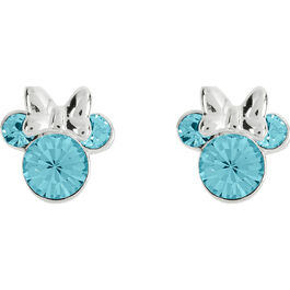 Pendientes Marzo Minnie Disney plata