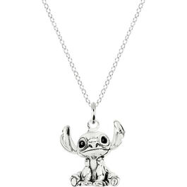 Colgante 3D Stitch Disney plata