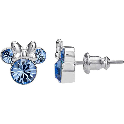 Pendientes Diciembre Minnie Disney plata