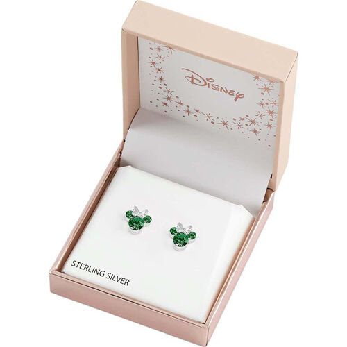 Pendientes Mayo Minnie Disney plata