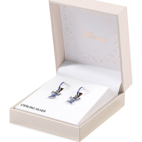 Pendientes Charm Stitch Disney plata