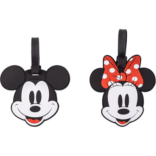 Set 2 Etiquetas de Equipaje Mickey & Minnie Disney
