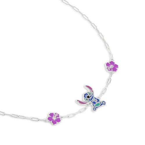 Pulsera Stitch Disney plata