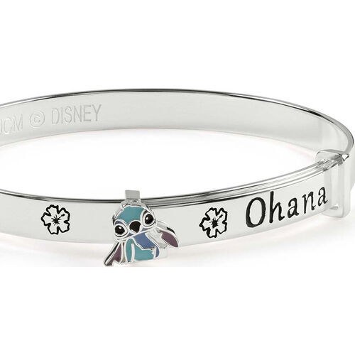 Pulsera Onaha Means Family Stitch Disney plata