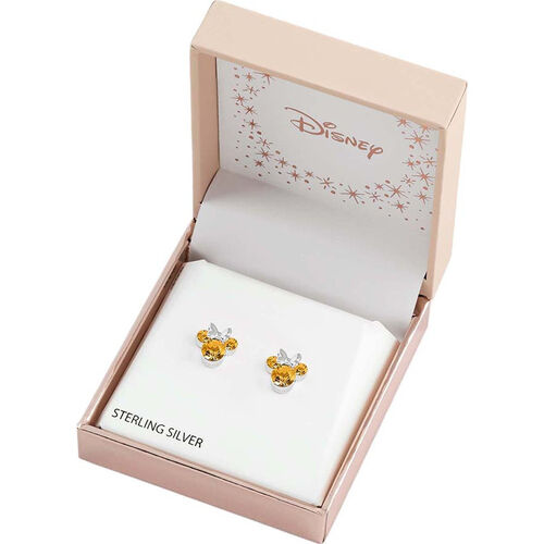 Pendientes June Minnie Disney plata