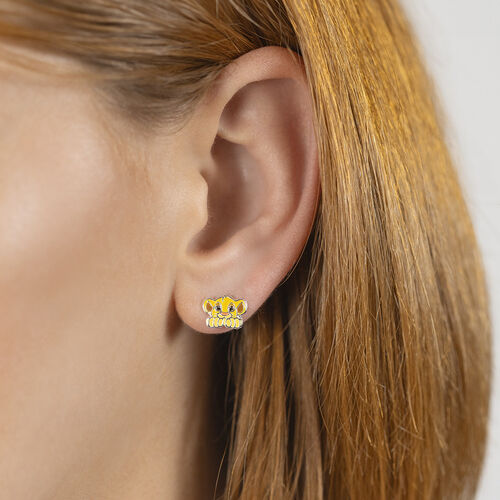 Disney The Lion King Simba sterling silver earrings