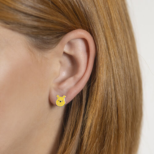 Pendientes Winnie the Pooh Disney plata