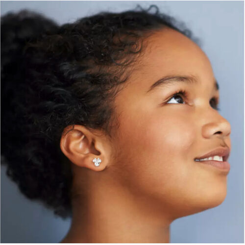 Pendientes Abril Minnie Disney plata